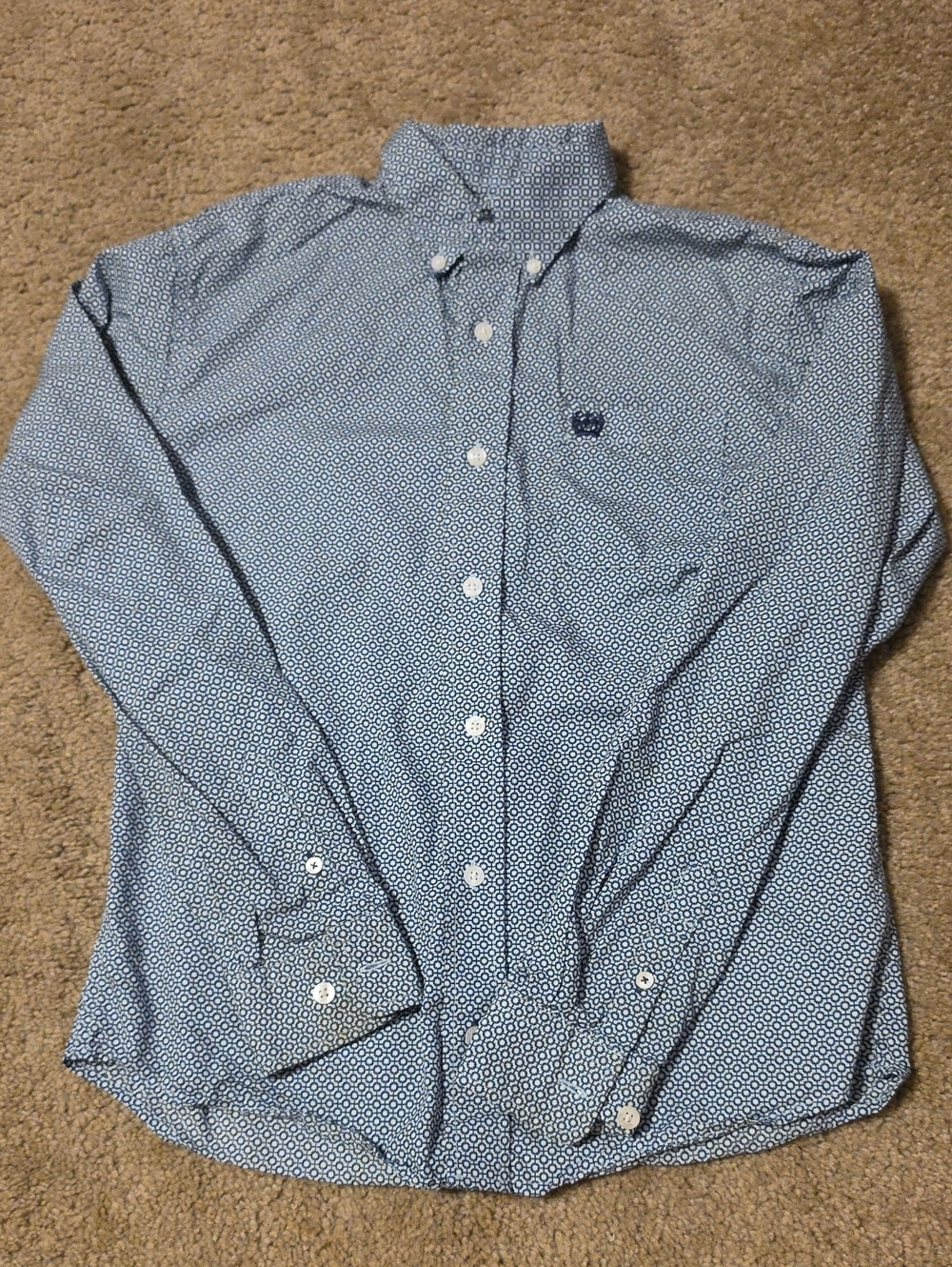 Cinch Boys Large 12 Longsleeve Button Down Western Shirt